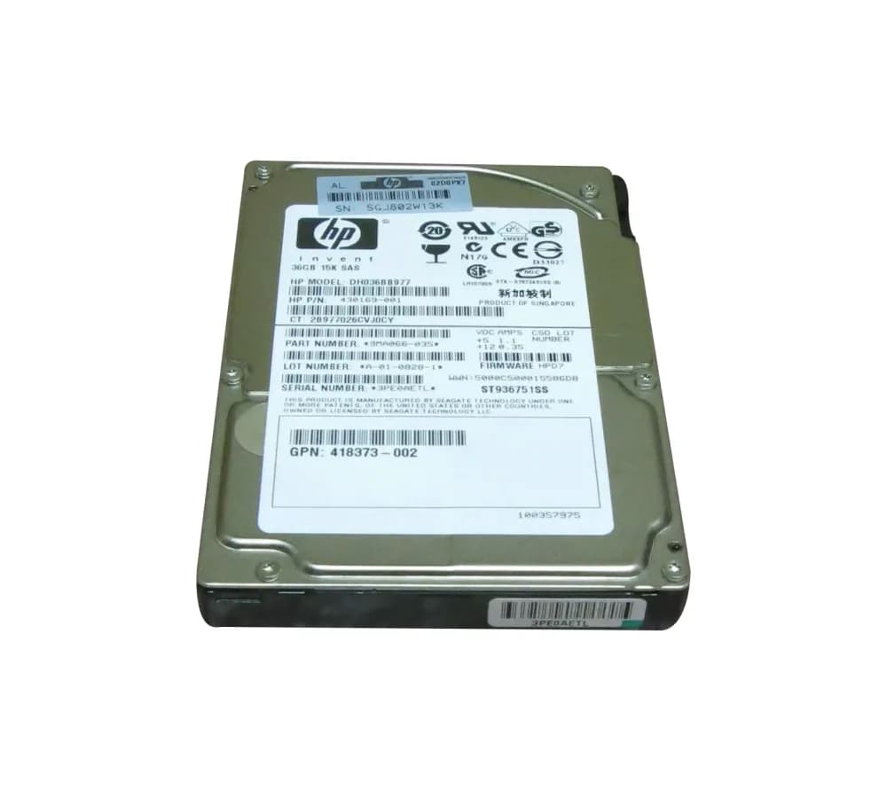 9MA066-035 - Seagate 36GB 15000RPM SAS 3Gb/s 16MB Cache 2.5-in HDD