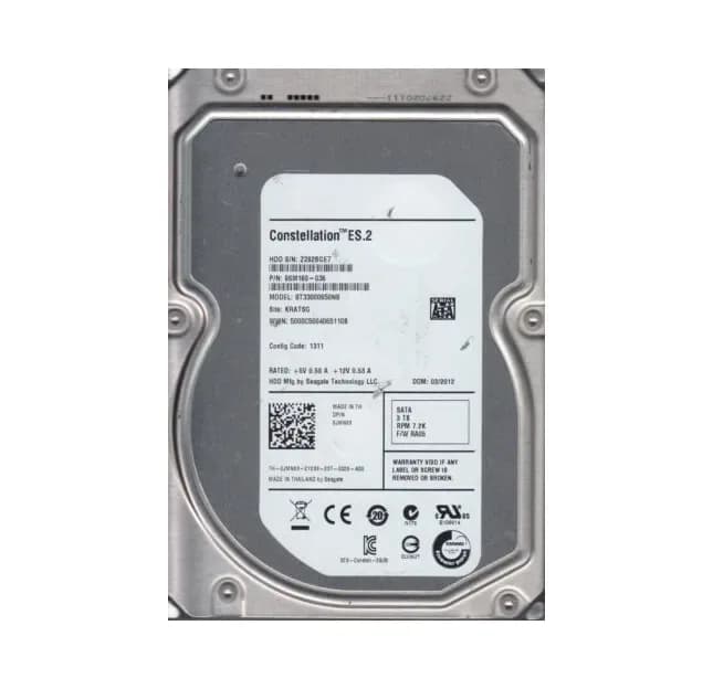 9SM160-036 - Seagate 3TB 7200RPM SATA 6Gb/s 3.5-in Hard Drive