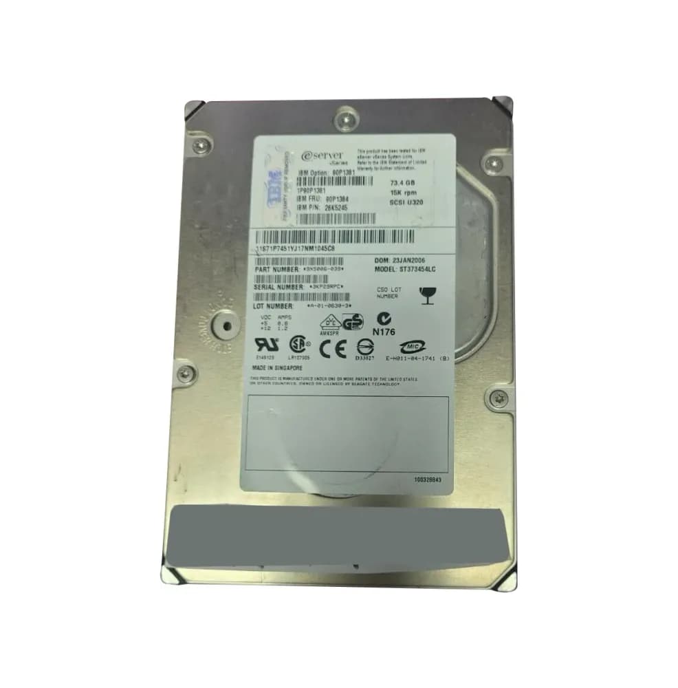 9X5006-039 - Seagate 73GB 15000RPM SCSI 320MB/s 3.5-in Hard Drive
