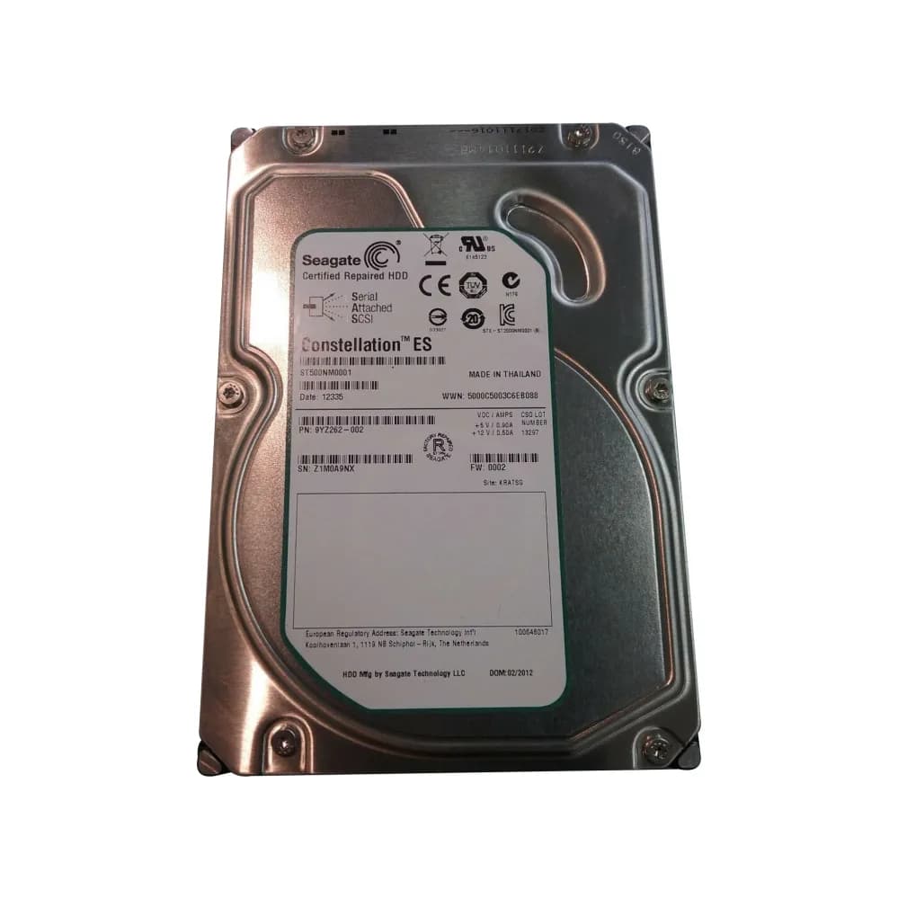 9YZ262-002 - Seagate 500GB 7200RPM SAS 6Gb/s 3.5-in Hard Drive