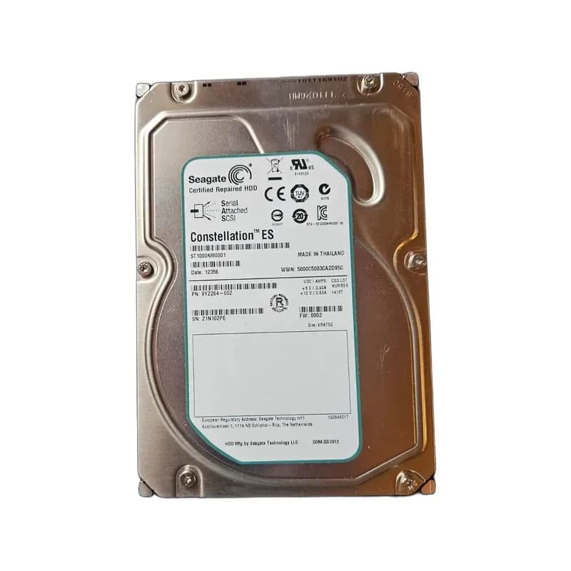 9YZ264-002 - Seagate 1TB 7200RPM SAS 6Gb/s 3.5-in Hard Drive