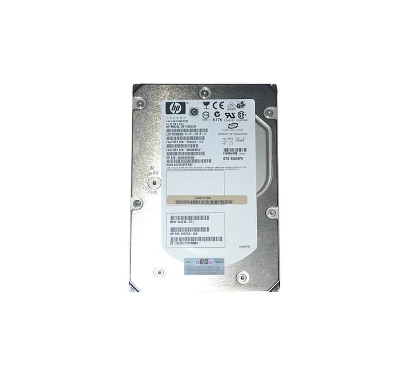 BF14658244 - HP 146GB Fibre Channel 15000RPM 3.5-inch Hard Drive
