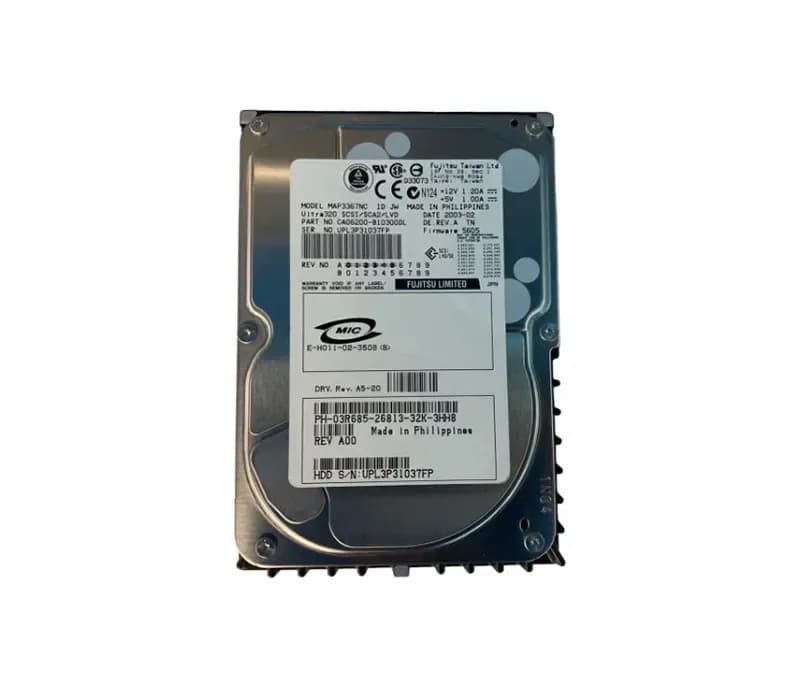 CA06200-B10300DL - Fujitsu 36.7GB 10K RPM SCSI U320 80p 3.5-in HDD
