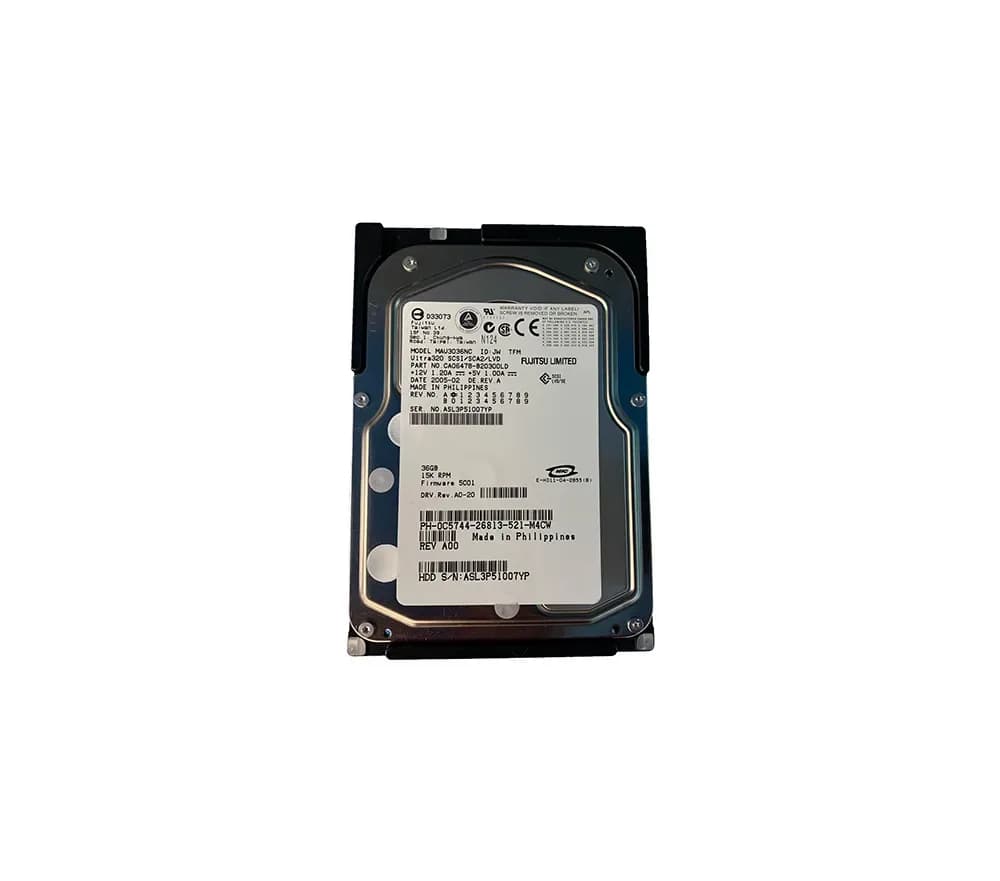 CA06478-B20300LD - Fujitsu 36GB 3.5-in SCSI 320MB/s 15000RPM HDD