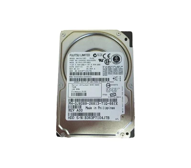 CA06681-B26300DL - Fujitsu Enterprise 73GB SAS 10000RPM 2.5-inch HDD