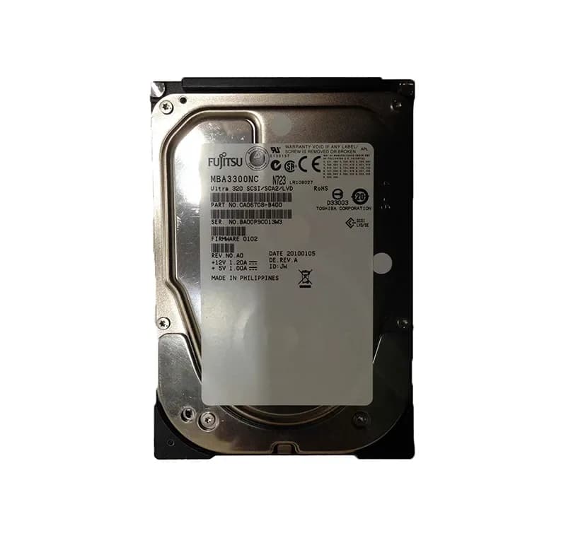 CA06708-B400 - Fujitsu 300GB 15000RPM SCSI 320MB/s 3.5-in Hard Drive
