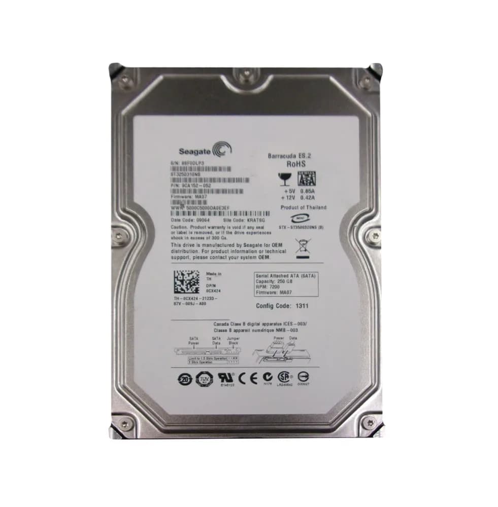 CX424 - Dell 250GB 7200RPM SATA 1.5Gb/s 3.5-in Hard Drive