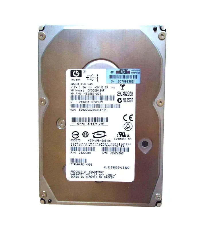 DF300BABUF - HP 300GB SAS 15000RPM 3.5-inch Hard Drive