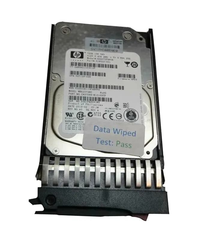 EH0072FARUA - HP 72GB 15000RPM SAS 6Gb/s 2.5-in Hard Drive