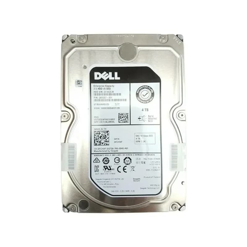 FCHXF - Dell 4TB 7200RPM SAS 12Gb/s 3.5-Inch Hard Drive
