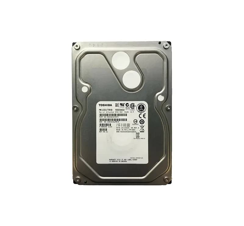 HDD3A02 - Toshiba 1TB 7200RPM SAS 6Gb/s 3.5-in Hard Drive