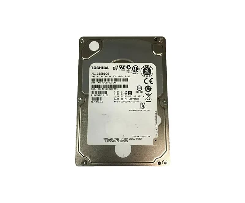 HDEBC00GEA51 - Toshiba 900GB 10000RPM SAS 6Gb/s 64MB Cache 2.5-in HDD
