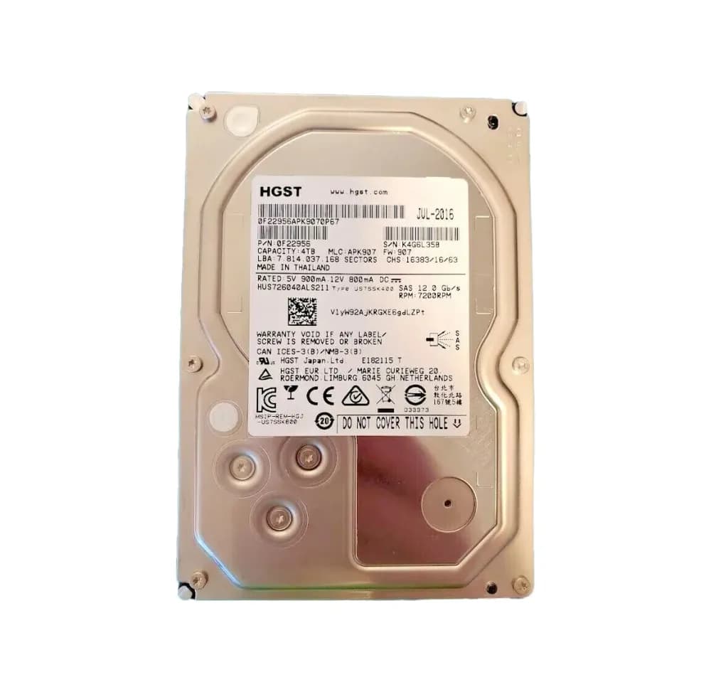 HUS726040ALS211 - HGST 4TB 7200RPM SAS 12Gb/s 3.5-in Hard Drive