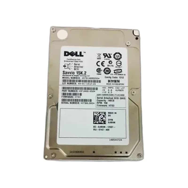 J084N - Dell 146GB 15000RPM SAS 2.5-Inch Hard Drive