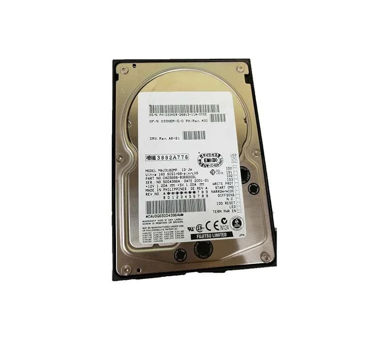 MAJ3182MP - Fujitsu Enterprise 18.2GB SCSI 10000RPM 3.5" Hard Drive