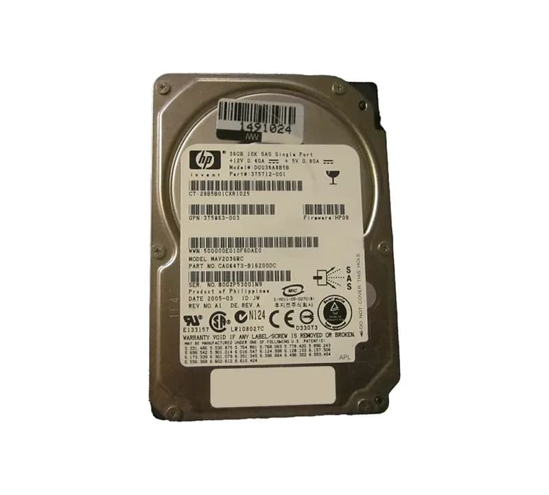 MAV2036RC - Fujitsu 36GB 10000RPM SAS 3Gb/s 2.5-in Hard Drive