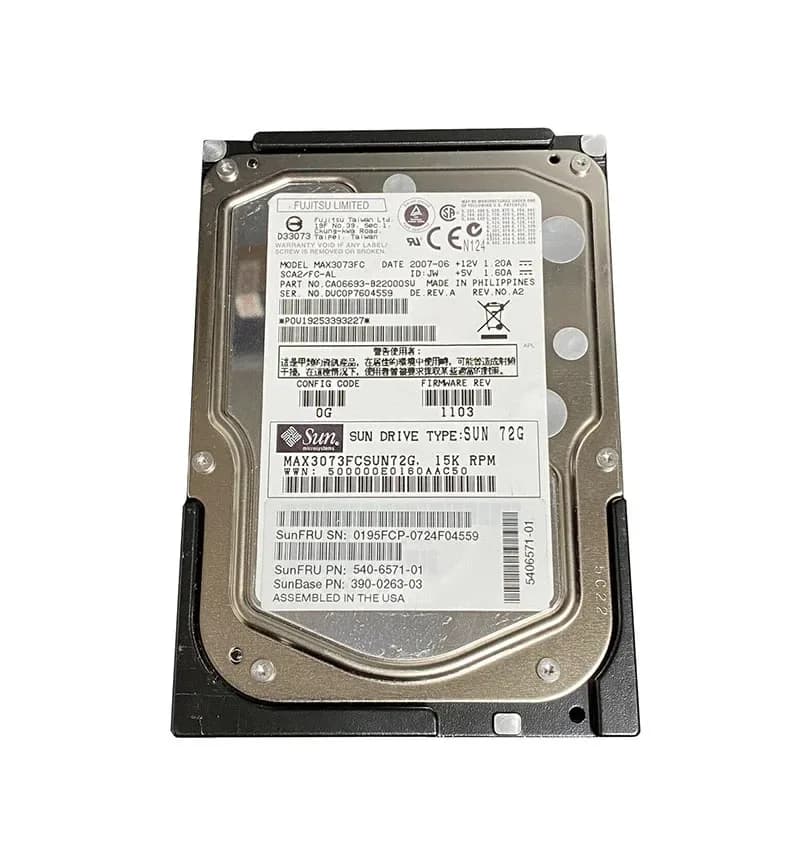 MAX3073FC - Fujitsu 73.5GB Fibre Channel 15000RPM 3.5-Inch Hard Drive