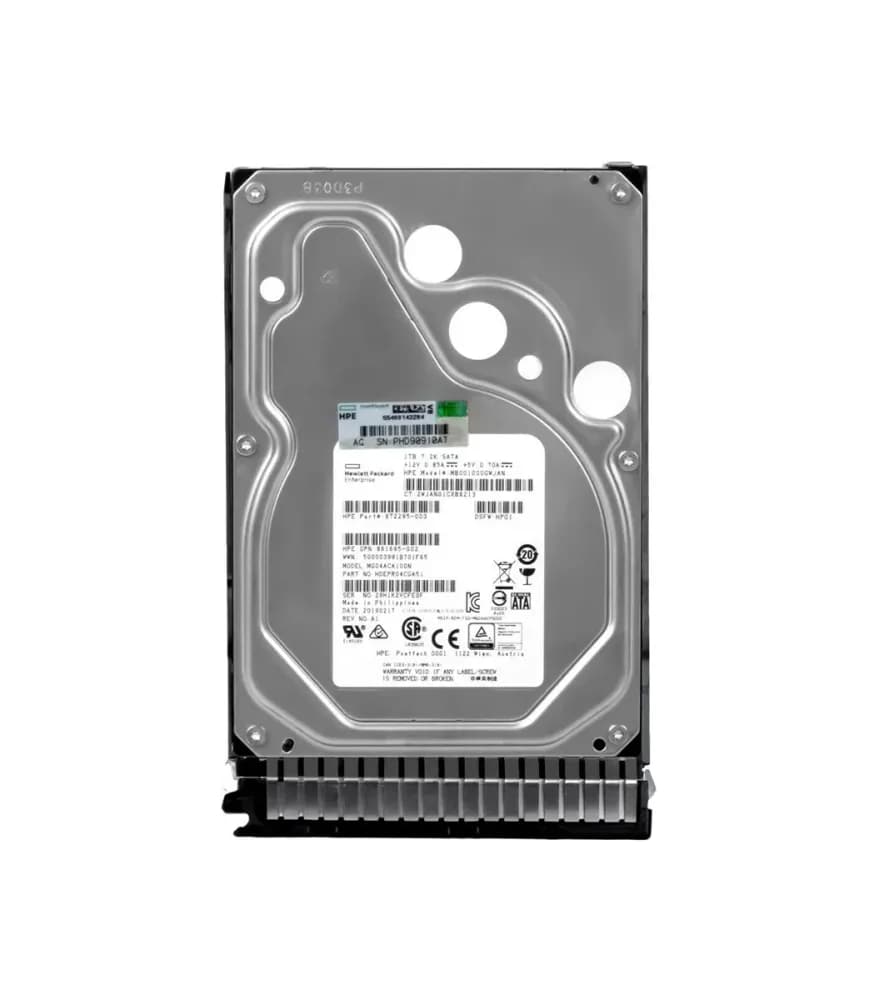 MB001000GWJAN - HP 1TB 7200RPM SATA 6Gb/s 3.5-in Hard Drive