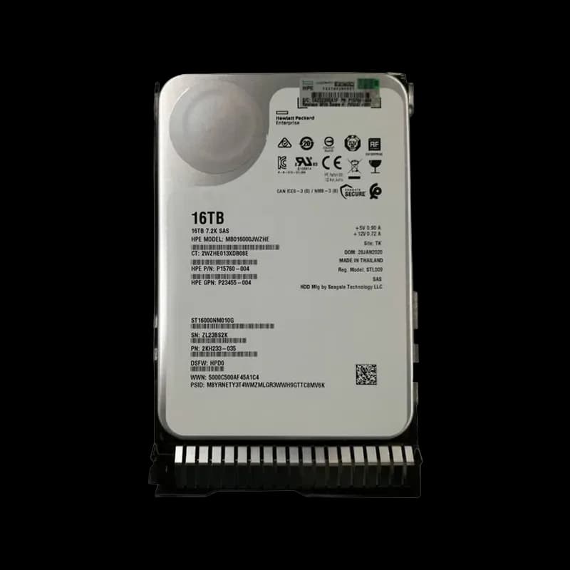 MB016000JWXKH - HPE 16TB SAS 12Gb/s 3.5-Inch Hard Drive