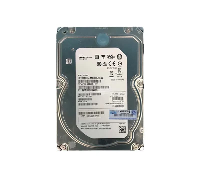 MB4000JEFNC - HP 4TB 7200RPM SAS 12Gb/s 3.5-in Hard Drive
