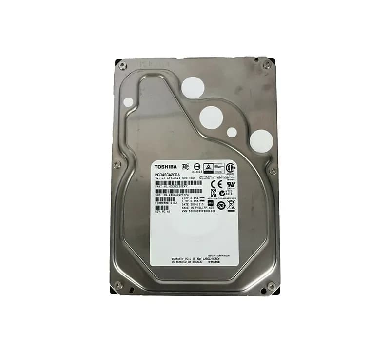 MG04SCA200A - Toshiba 2TB 7200RPM SAS 6Gb/s 3.5-inch Hard Drive