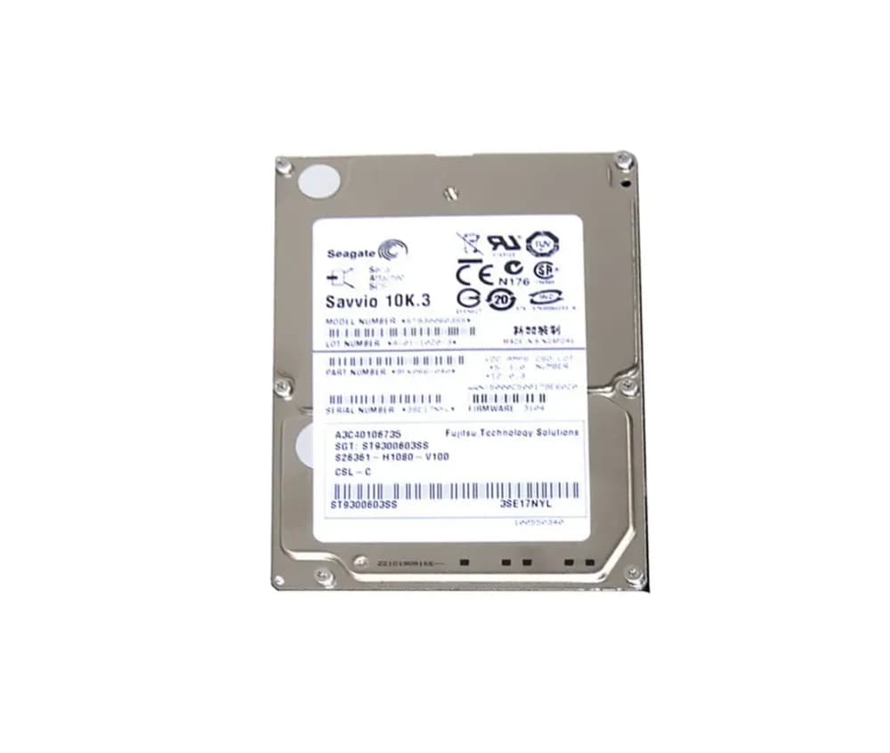 S26361-H1080-V100 - Fujitsu 300GB 10K SAS 6Gb/s 2.5-in HDD with Caddy