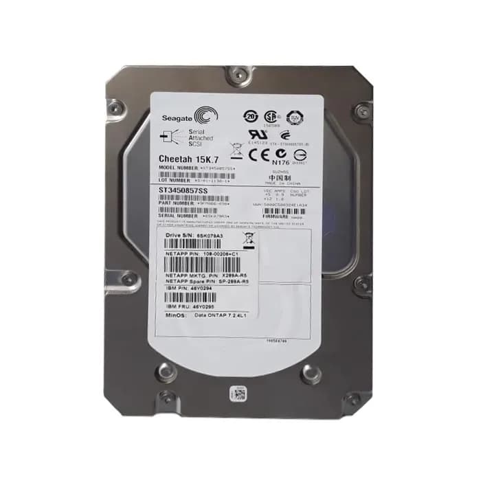 SP-289A-R5 - NetApp 450GB 15000RPM SAS 6Gb/s 16MB Cache 3.5-in HDD