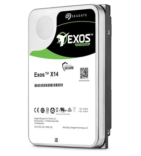 ST12000NM0038 - Seagate Exos X14 12TB 7200RPM SAS 3.5-Inch HDD