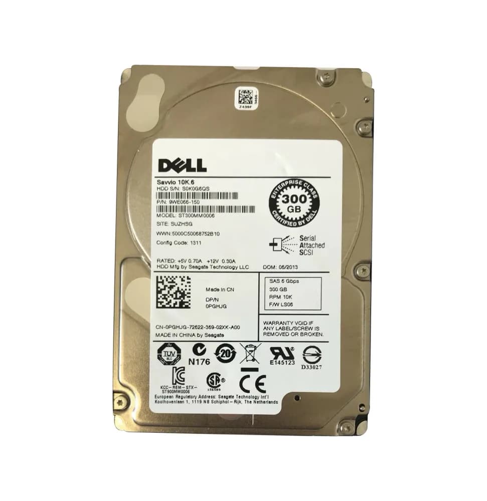 ST300MM006 - Seagate 300GB 10000RPM SAS 6Gb/s 2.5-in Hard Drive