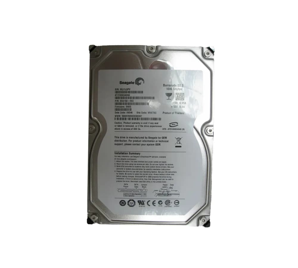 ST31000340NS - Seagate 1TB 7200RPM SATA 3Gb/s 3.5-inch Hard Drive