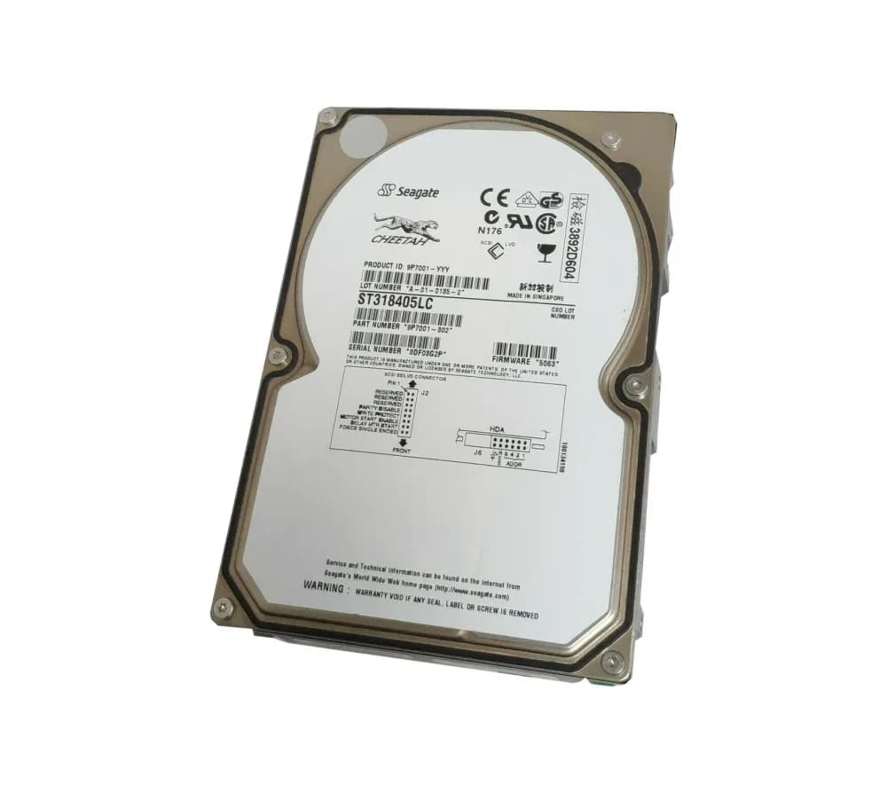 ST318405LC - Seagate 18.4GB 10000RPM SCSI 160MB/s 3.5-in Hard Drive