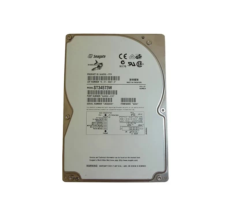 ST34573W - Seagate 4.5GB 7200RPM Wide Ultra SCSI 512KB 3.5-in HDD