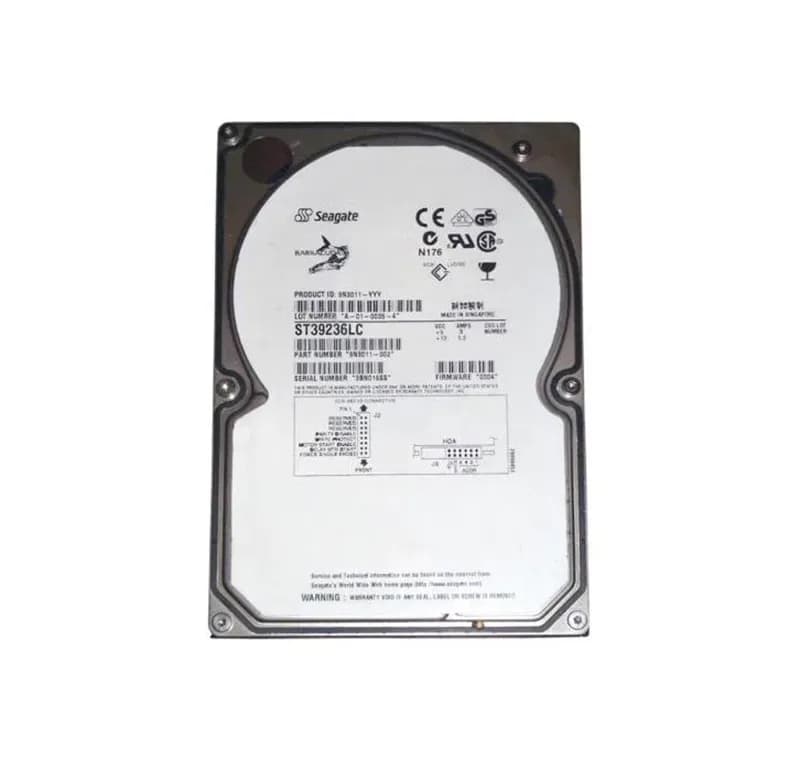 ST39236LC - Seagate 9.1GB 7.2K Wide Ultra2 SCSI 1MB 80-Pin 3.5-in HDD