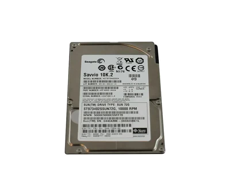 ST973402SSUN72G - Sun 73GB 10000RPM SAS 3Gb/s 2.5-in Hard Drive