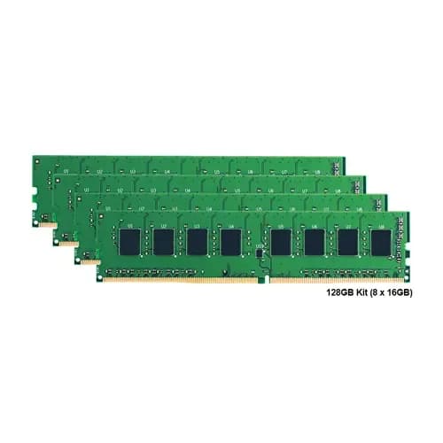 370-ABUS - Dell 128GB Kit (8x16GB) DDR4 2133MHz CL15 ECC RDIMM Memory