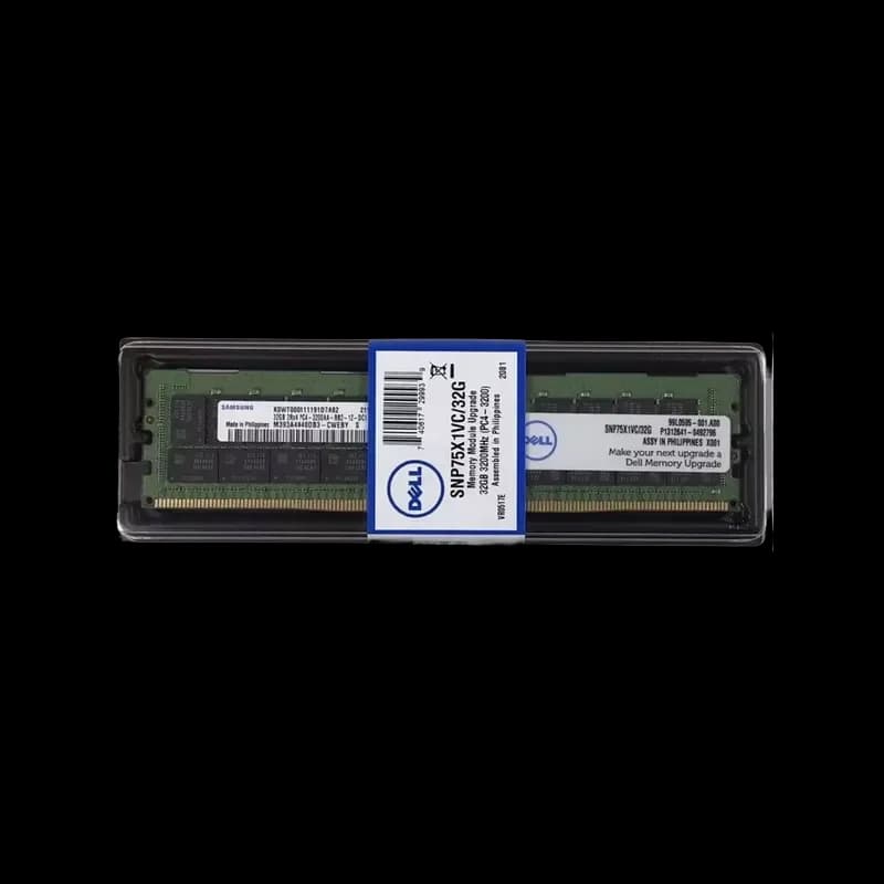 75X1V - Dell 32GB DDR4 3200MHz ECC RDIMM Memory Module