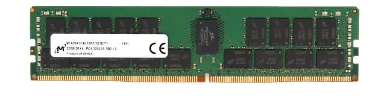 MTA36ASF4G72PZ-3G2R1UI - Micron 32GB DDR4 3200MHz ECC RDIMM Memory