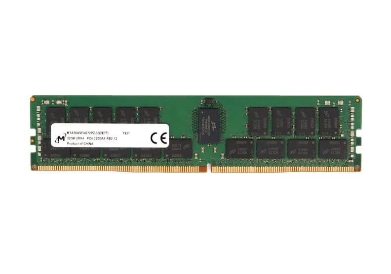 MTA36ASF8G72LZ-3G2R - Micron 64GB DDR4 3200MHz ECC RDIMM Memory Module