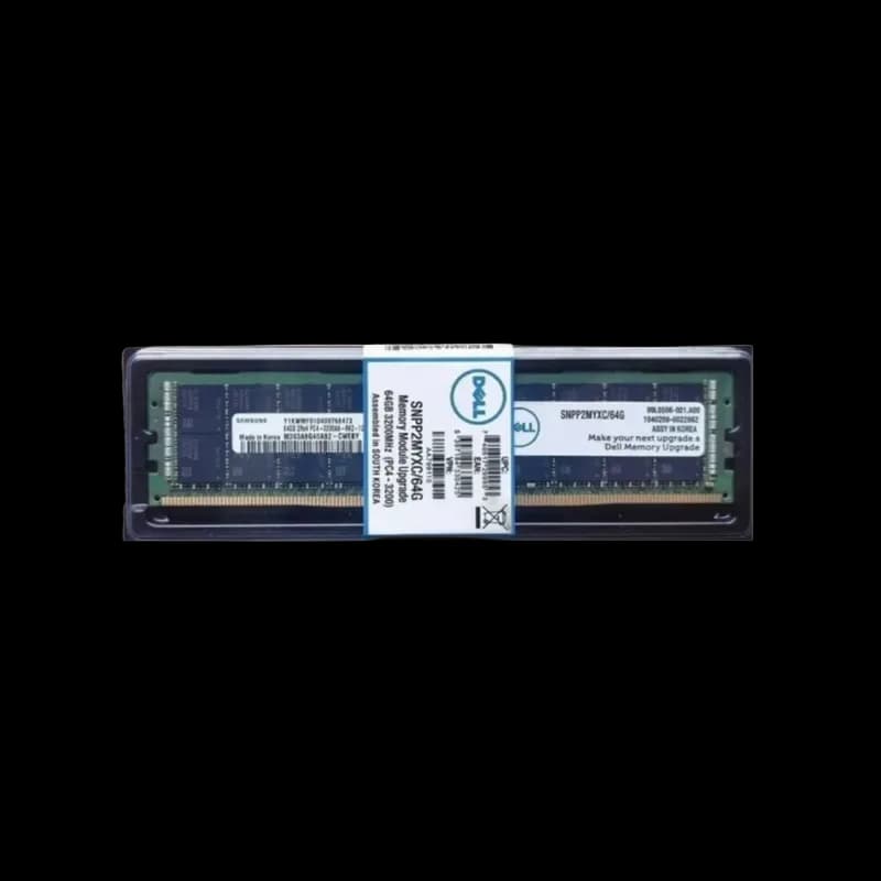 P2MYX - Dell 64GB DDR4 3200MHz ECC RDIMM Memory Module