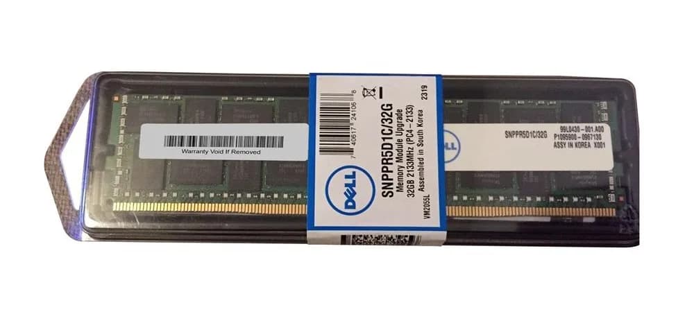 PR5D1 - Dell 32GB DDR4 2133MHz ECC RDIMM Memory Module