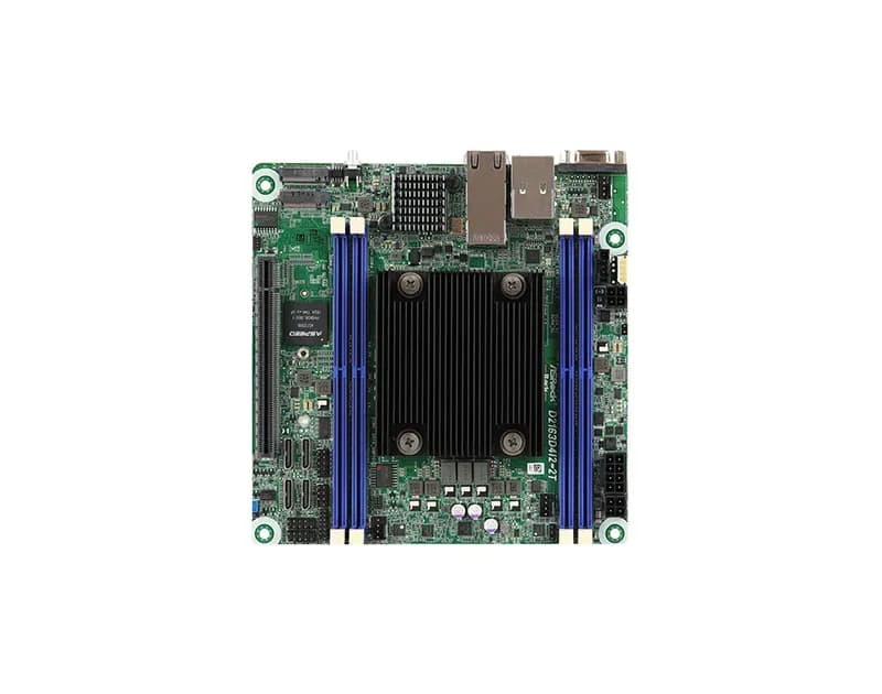 D2163D4I2-2T - ASRock Socket FCBGA2518 System on Chip Chipset Mini-ITX System Board (Motherboard) Supports Xeon D-2163 DDR4 4x DIMM