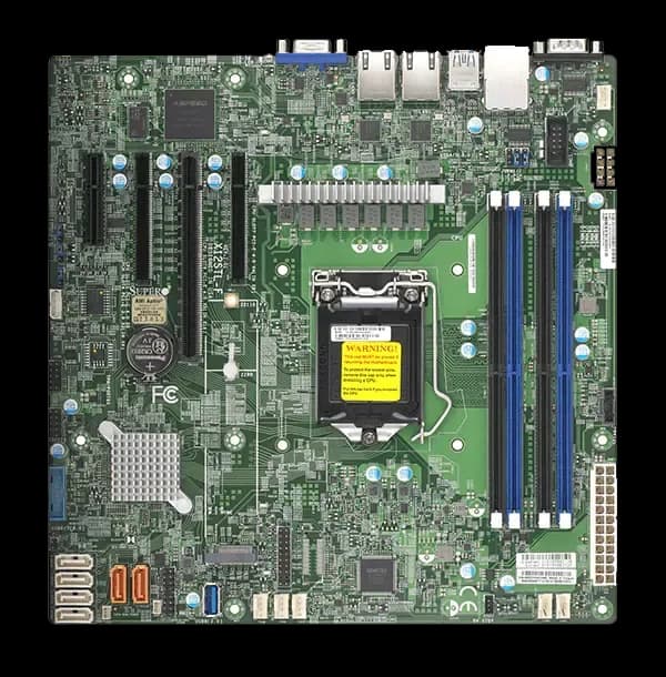 MBD-X12STL-F-B - Supermicro LGA1200 C252 Chipset M-ATX Motherboard