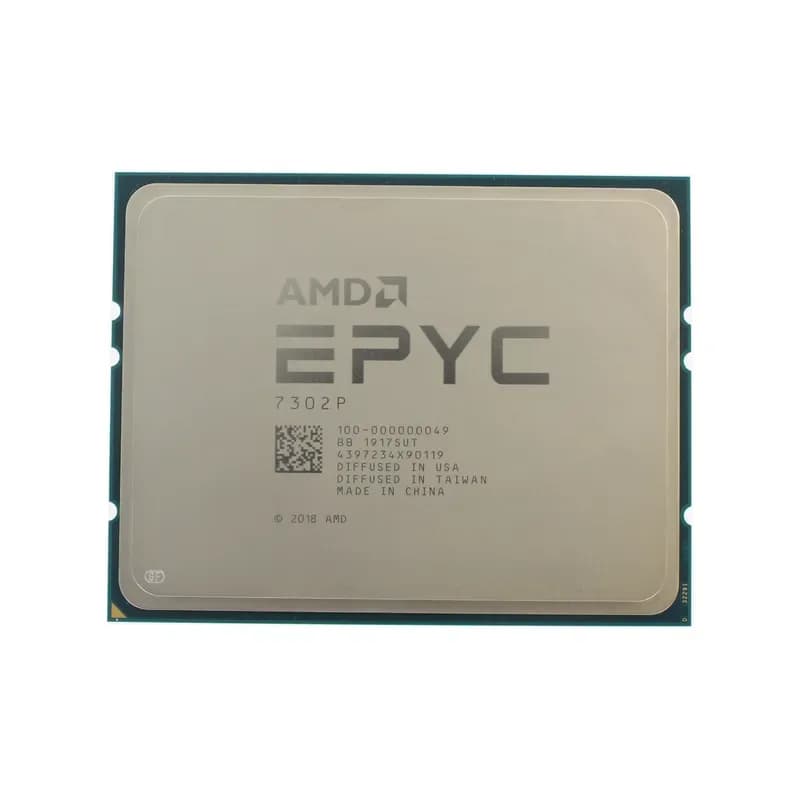 100-100000049WOF AMD EPYC 7302P 3GHz 16 Core Socket SP3 Server CPU