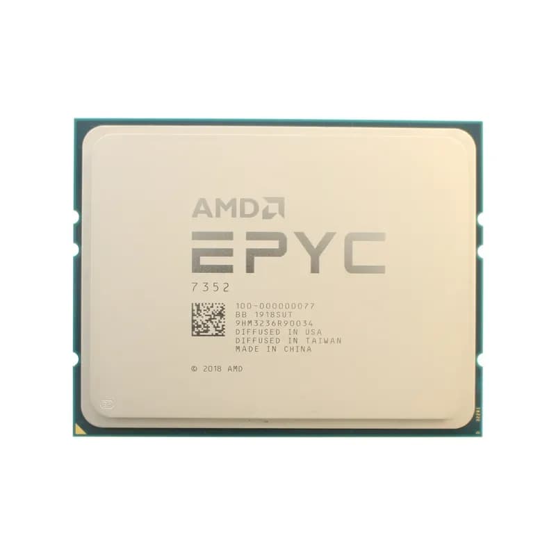 100-100000077WOF AMD EPYC 7352 2.3GHz 24 Core Socket SP3 Server CPU