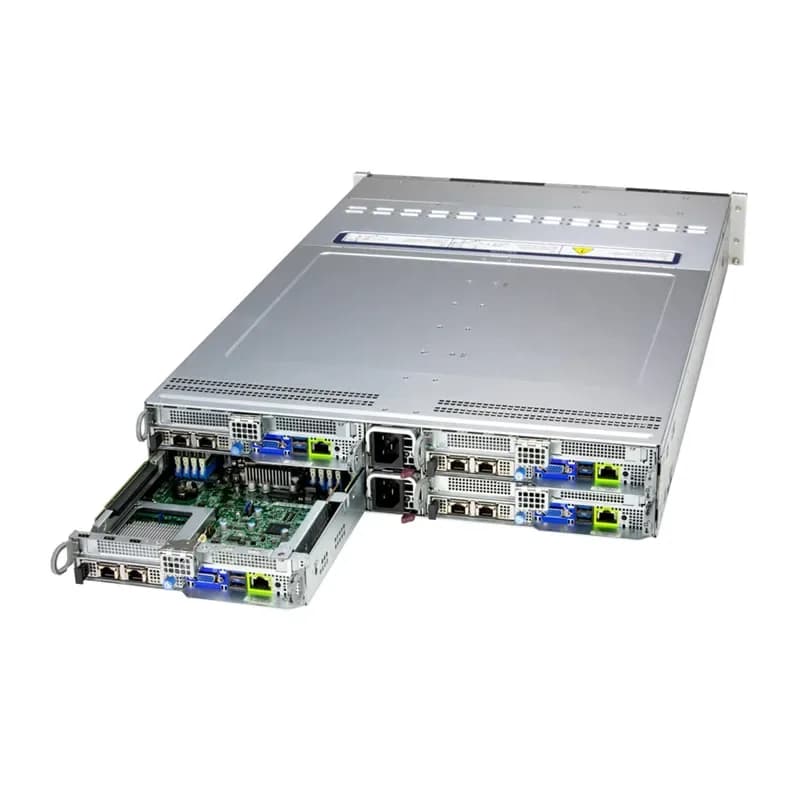 SYS-622BT-HNC8R - Supermicro 2U 4-Node BigTwin with 3 Hot-Swap Bays