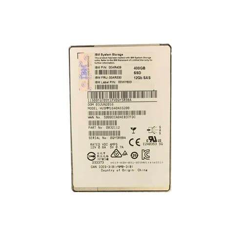 00AR409 - IBM 400GB 2.5 inch 12Gb/s SAS Solid State Drive