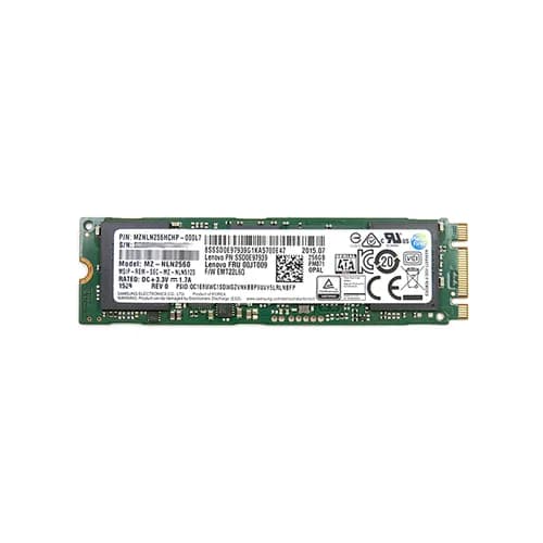 00JT009 - Lenovo 256GB MLC SATA 6Gb/s M.2 2280 SSD