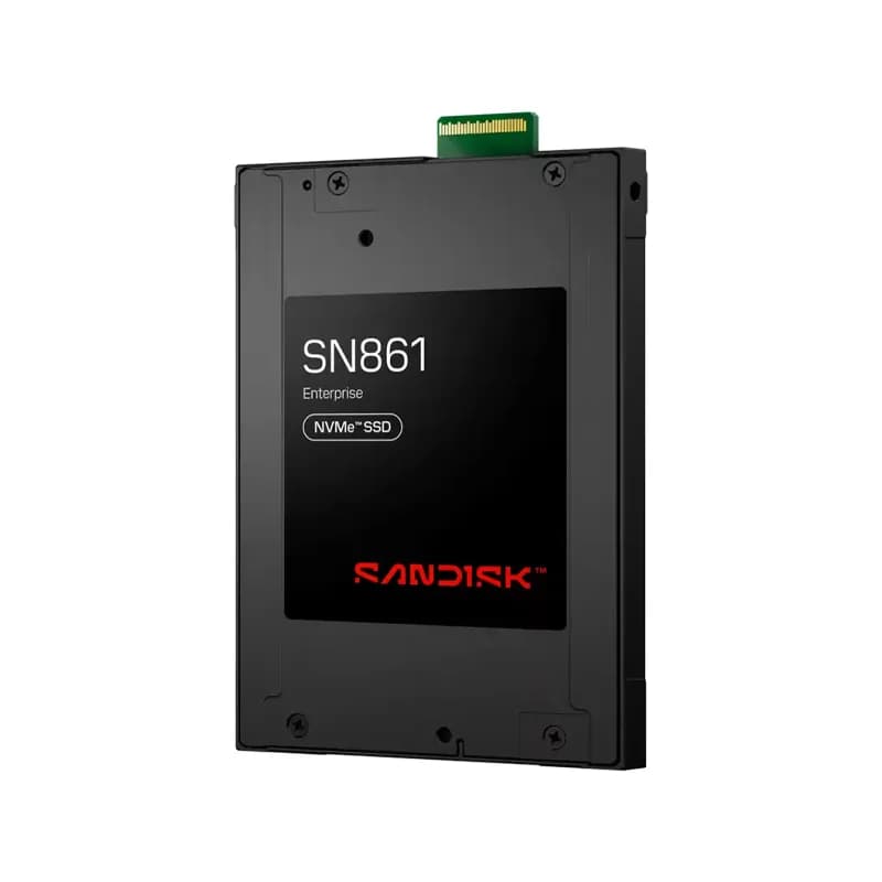 0TS2602 - SanDisk SN861 7.68TB PCI Express NVMe 5.0 x4 SE E3.S SSD
