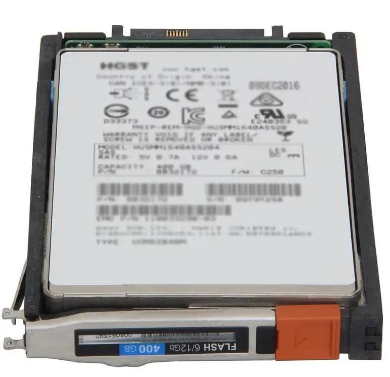 005051586 - EMC 400GB SAS SFF 2.5" Solid State Drive