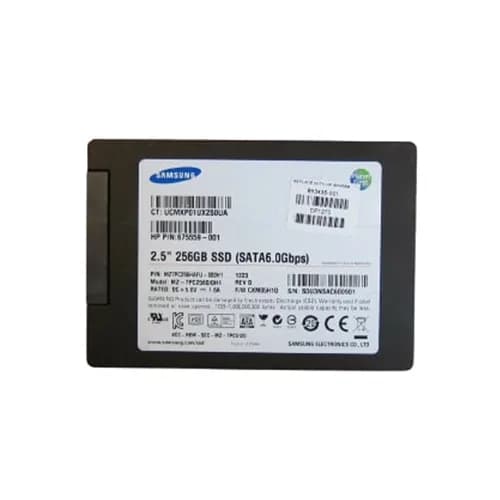 675559-001 - HP 256GB 2.5 inch MLC 6Gb/s SATA Solid State Drive
